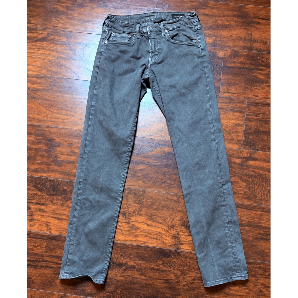 Bonobos Jeans Mens 28 Grey Straight Leg Five Pocket Button Fly Denim